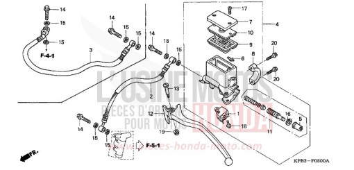 RR. BRAKE MASTER CYLINDER NSS2501 de 2001